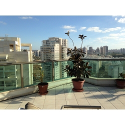 הגבהה מעקה למרפסת penthouse