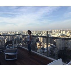 הגבהה מעקה למרפסת penthouse