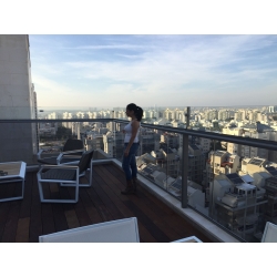 הגבהה מעקה למרפסת penthouse