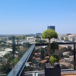 הגבהה מעקה למרפסת penthouse