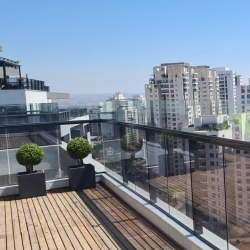 הגבהה מעקה למרפסת penthouse